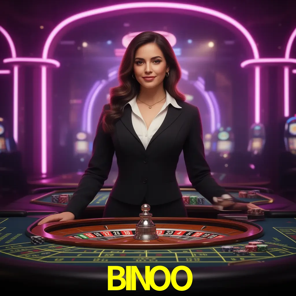 BINOO Ingresa para explorar el lobby de BINOO y disfruta de nuestras mesas en vivo y tragamonedas en todo momento